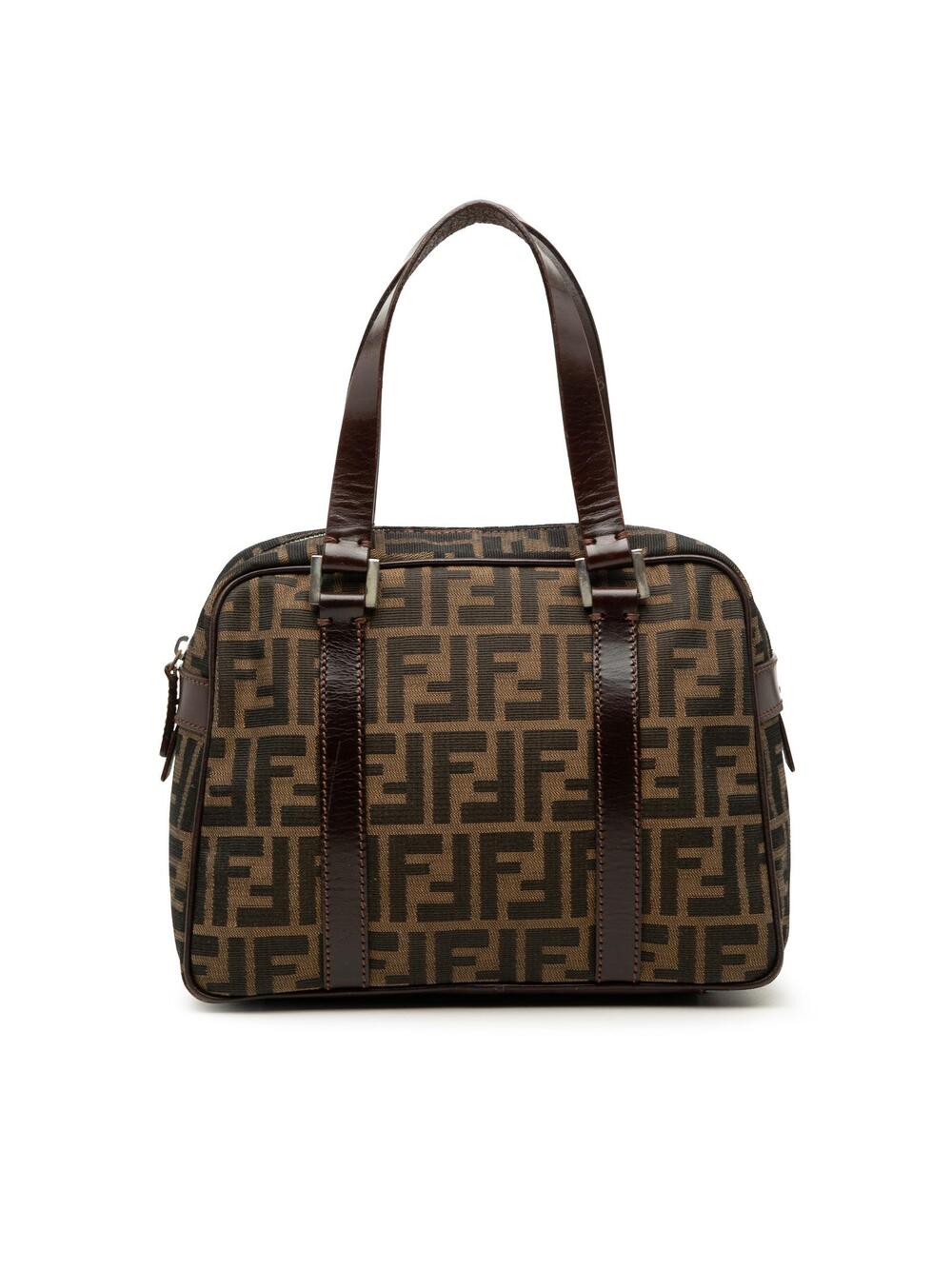 Fendi Zucca Canvas Handbag Pre-Loved #345296F68B